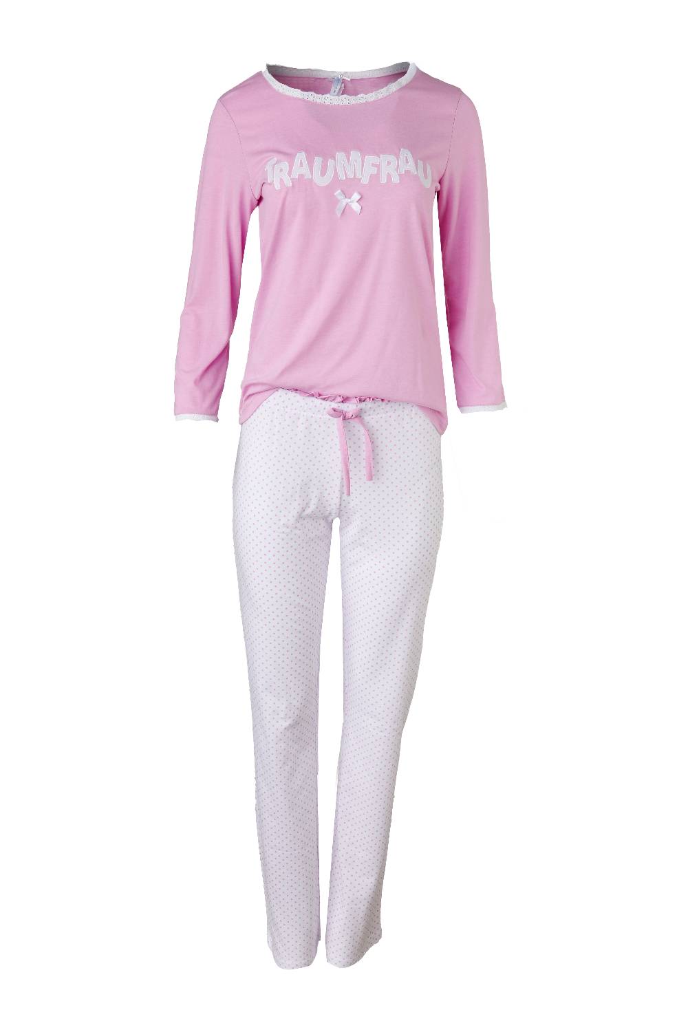 Louis & Louisa Pyjama Traumfrau, rosa/allover Vatertagsangebot