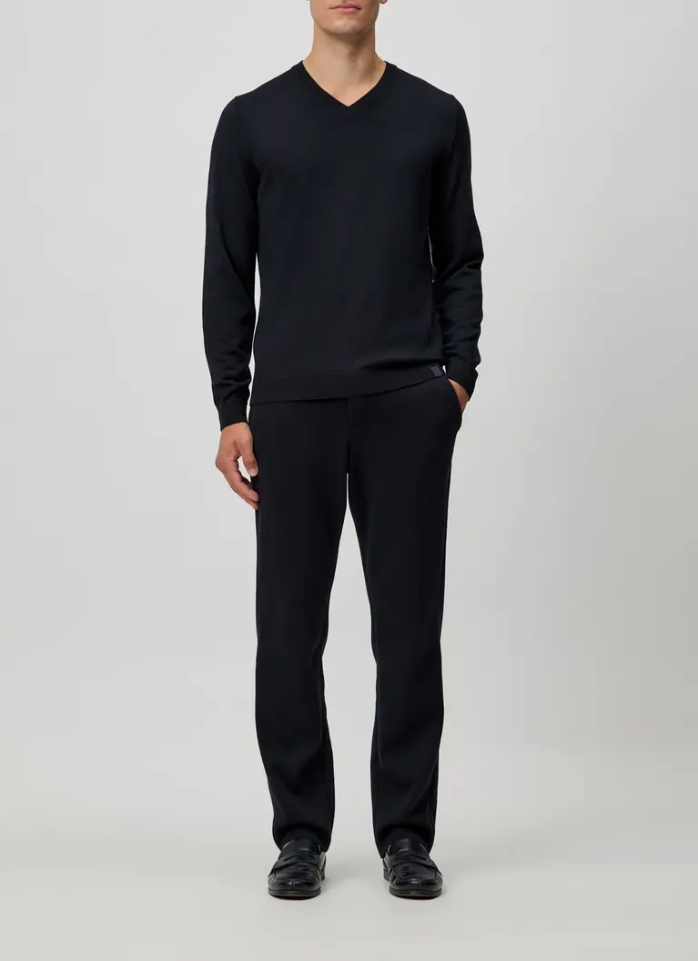 Maerz Muenchen V-Pullover100% MerinowolleArt. Nr. 420400-399 im Angebot