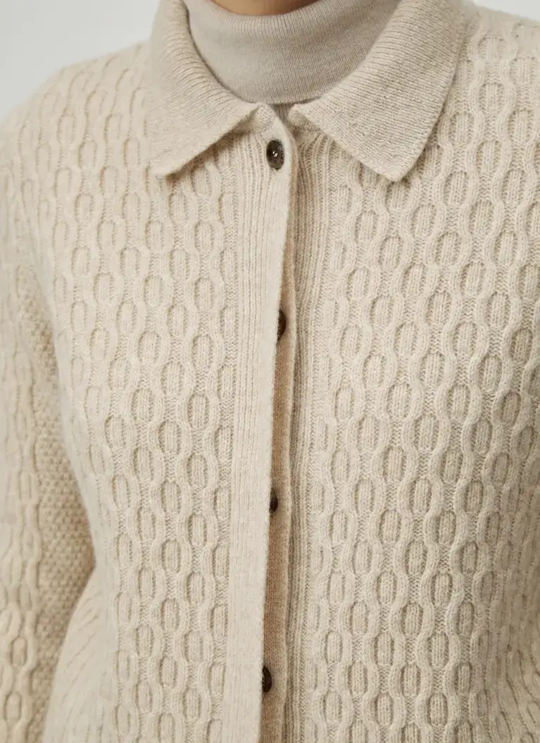 Maerz Muenchen Strickjacke100% SchurwolleArt. Nr. 257700-112 Sonderangebot
