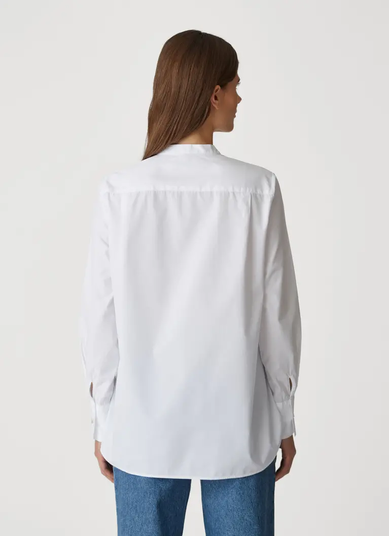 Maerz Muenchen Stehkragenbluse100% BaumwolleArt. Nr. 109500-501 Lagerräumung