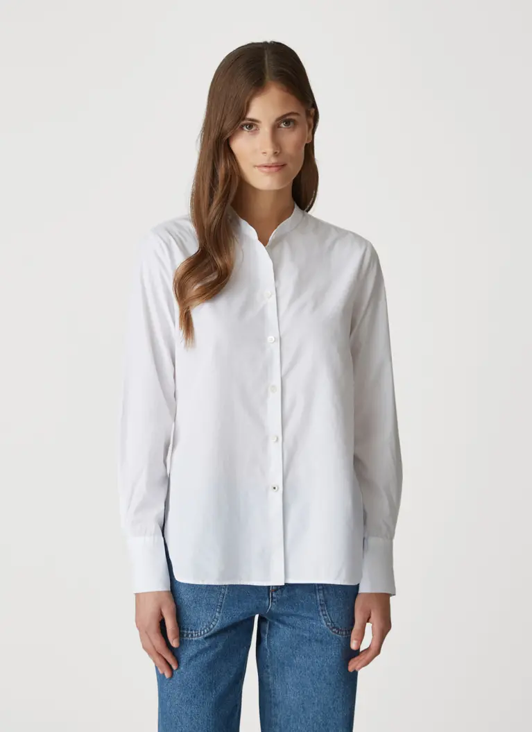 Maerz Muenchen Stehkragenbluse100% BaumwolleArt. Nr. 109500-501 Lagerräumung