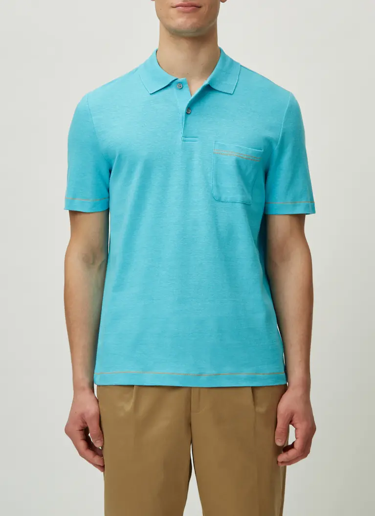 Maerz Muenchen PoloshirtBaumwoll-Leinen-MixArt. Nr. 661400-816 JETZT KAUFEN