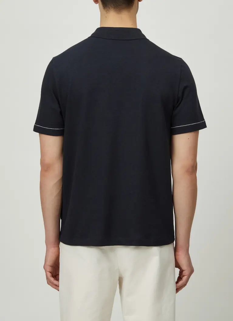 Maerz Muenchen PoloshirtBaumwoll-Leinen-MixArt. Nr. 661400-399 50% Rabatt mit kostenlosem Versand