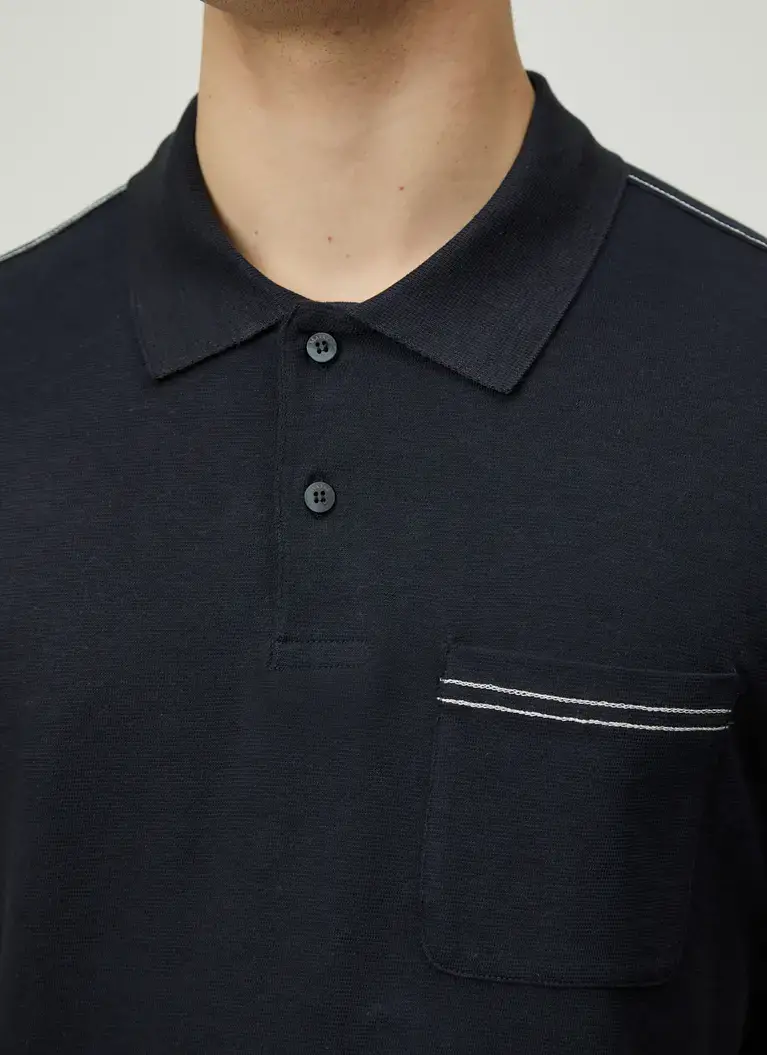 Maerz Muenchen PoloshirtBaumwoll-Leinen-MixArt. Nr. 661400-399 50% Rabatt mit kostenlosem Versand