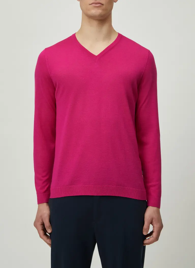 Maerz Muenchen V-Pullover100% MerinowolleArt. Nr. 403800-710 Outlet