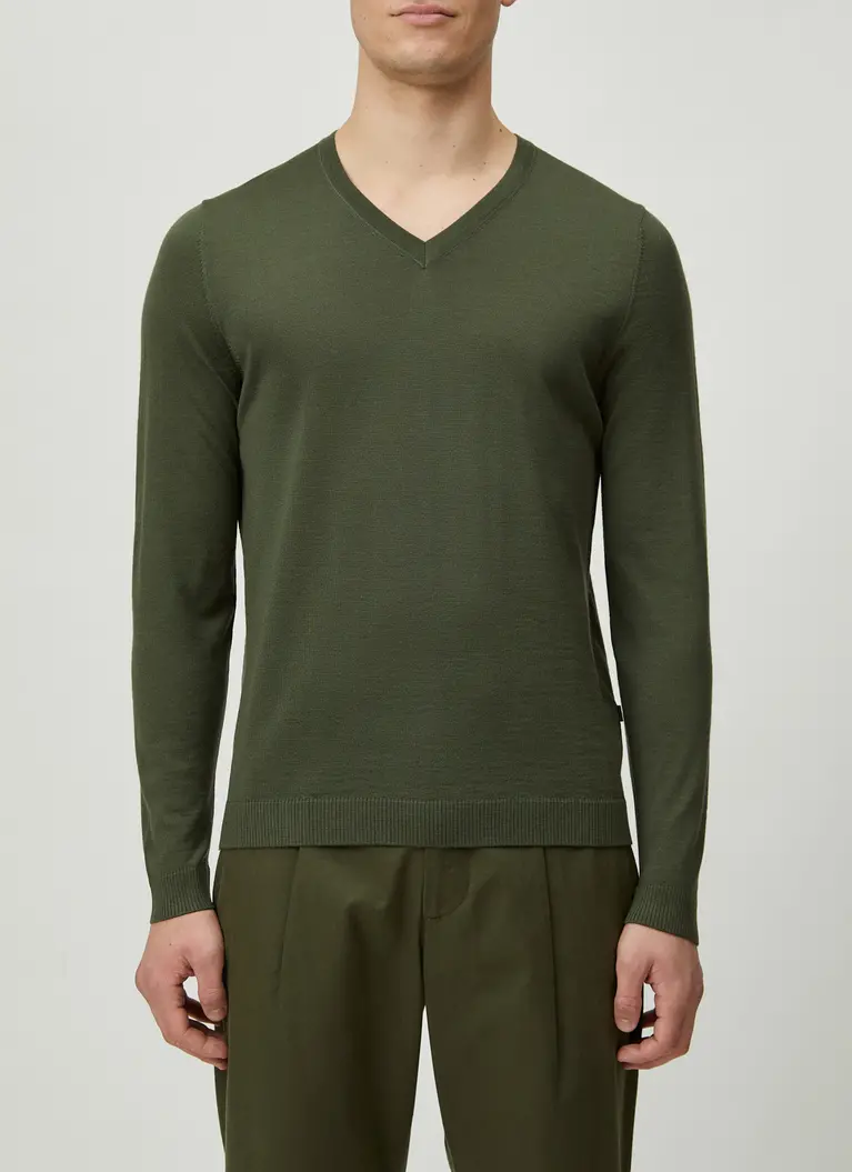 Maerz Muenchen V-Pullover100% MerinowolleArt. Nr. 403800-297 Auslauf
