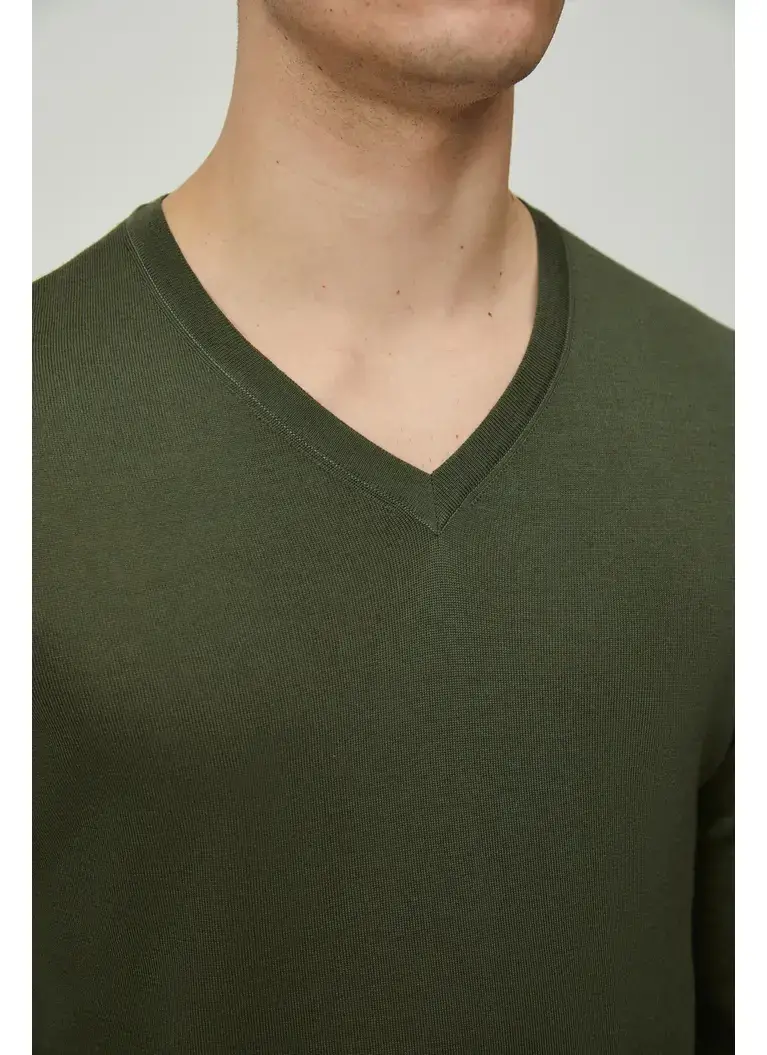 Maerz Muenchen V-Pullover100% MerinowolleArt. Nr. 403800-297 Auslauf