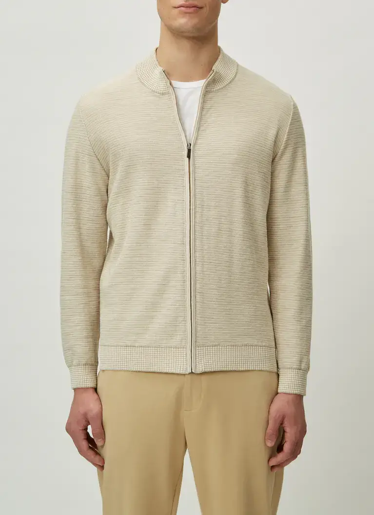 Maerz Muenchen StrickjackeBaumwoll-Leinen-MixArt. Nr. 573001-109 im Angebot