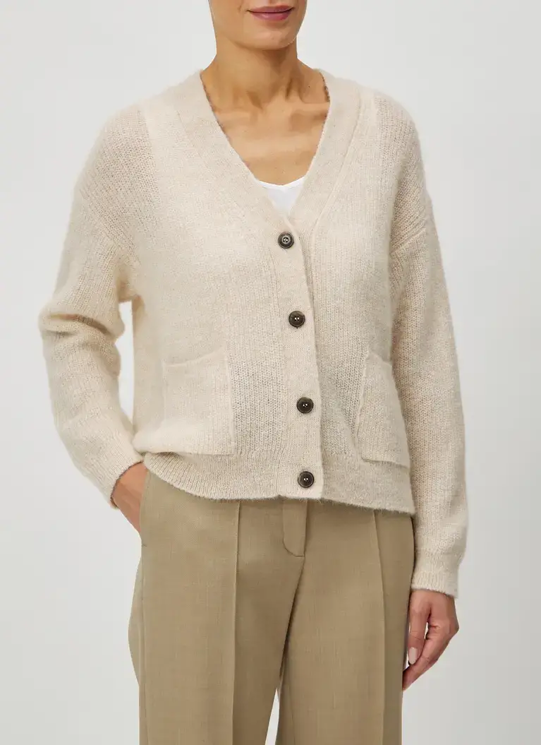 Maerz Muenchen StrickjackeAlpaka-Mohair-MixArt. Nr. 238700-112 Versandkostenfrei