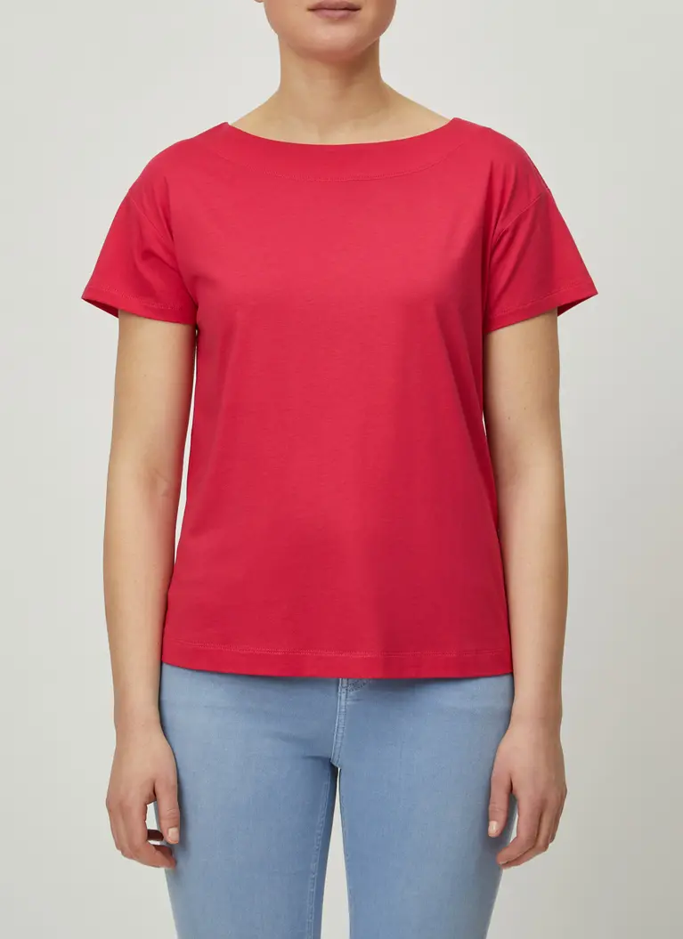 Maerz Muenchen RundhalsshirtBaumwoll-Modal-MischungArt. Nr. 129000-753 Begrenzte Freigabe