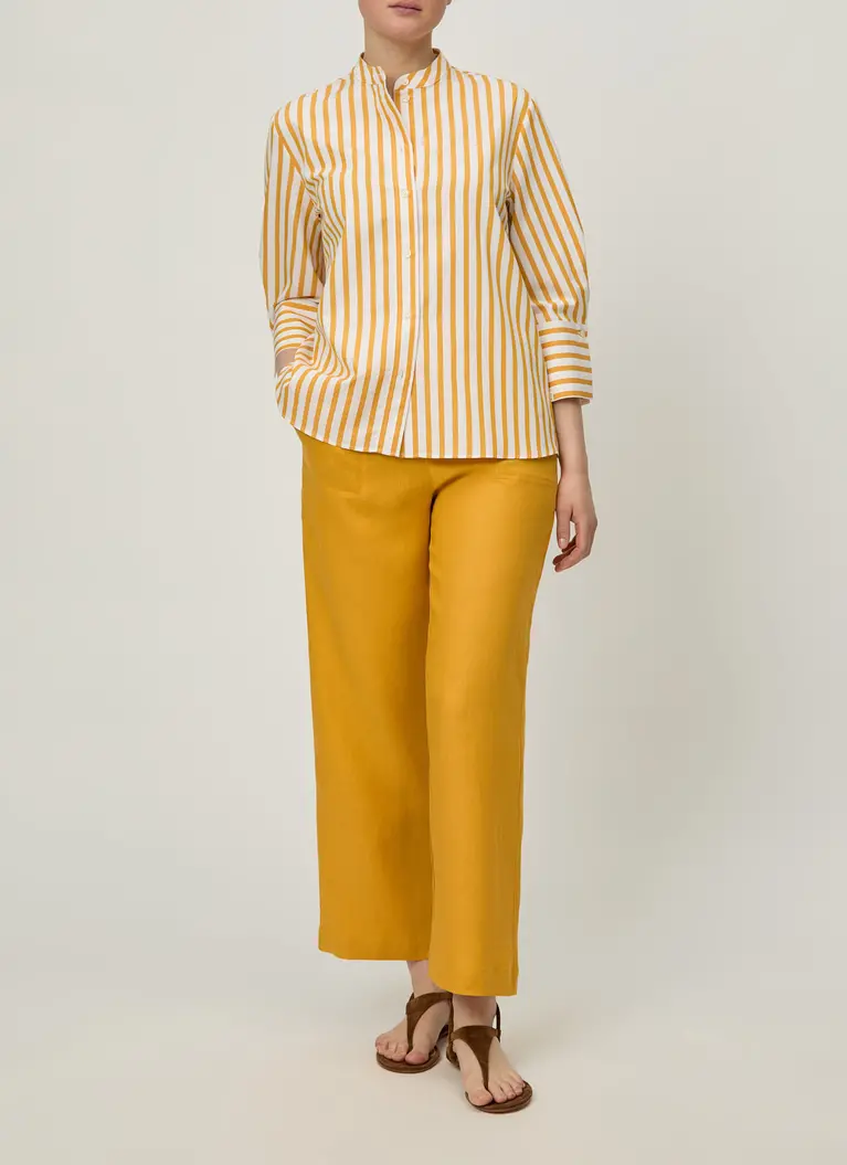 Maerz Muenchen Stehkragen-Bluse100% BaumwolleArt. Nr. 118401-640 Clearance-Verkauf