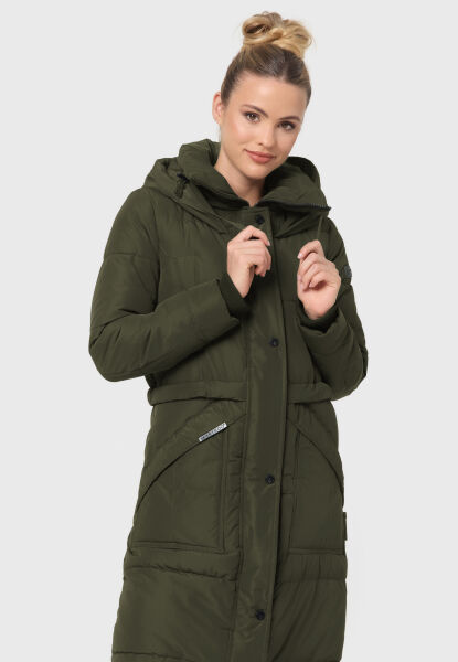 Marikoo Ayumii Damen lange Winter Steppjacke Hotsell