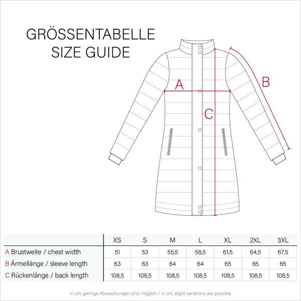 Marikoo Ayumii Damen lange Winter Steppjacke Hotsell