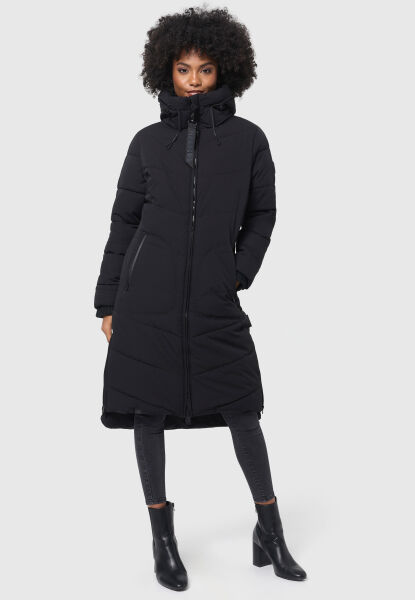 Marikoo Benikoo Damen lange Winterjacke im Angebot