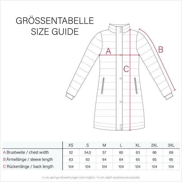 Marikoo Benikoo Damen lange Winterjacke im Angebot