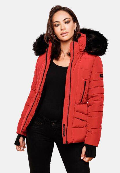 Marikoo Navahoo Adele Damen Winterjacke warm gefüttert Teddyfell Neueste Mode