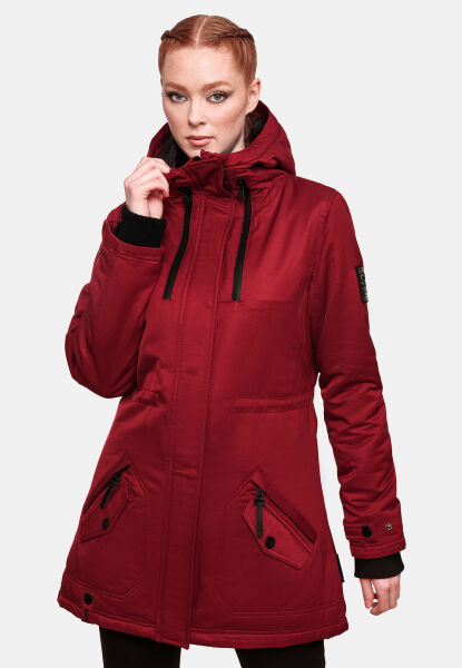 Marikoo Navahoo Avrille Damen Parka Winterjacke mit Kapuze Online Outlet