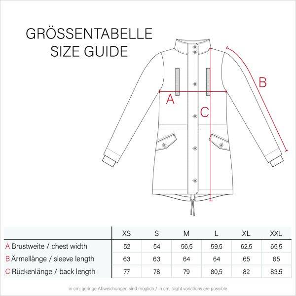 Marikoo Navahoo Avrille Damen Parka Winterjacke mit Kapuze Online Outlet