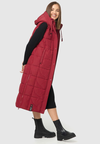 Marikoo Navahoo Brezelchen lange Damen Winter Weste Blitzangebot
