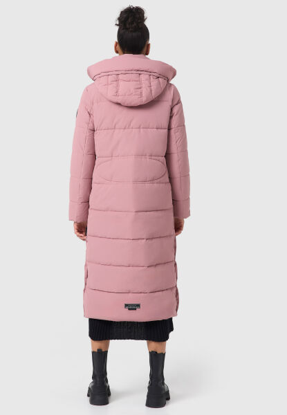 Marikoo Nadeshikoo Damen lange Winter Steppjacke Letzte 3 Tage
