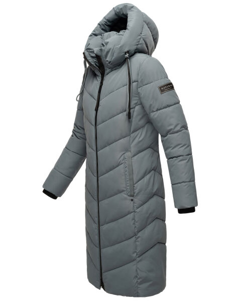 Marikoo Navahoo Sahnekatzi Damen lange Winter Steppjacke Bis zu 60% Rabatt