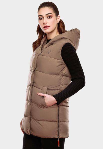 Marikoo Navahoo Madilynaa Damen Winter Weste mit Steppung Zeitlich begrenztes Angebot
