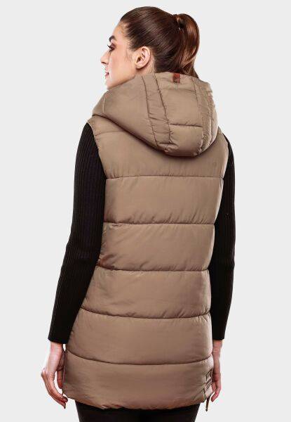 Marikoo Navahoo Madilynaa Damen Winter Weste mit Steppung Zeitlich begrenztes Angebot