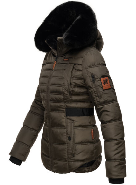 Marikoo Navahoo Melikaa Damen Winterjacke mit Kunstfellkragen & Kapuze Neuheiten