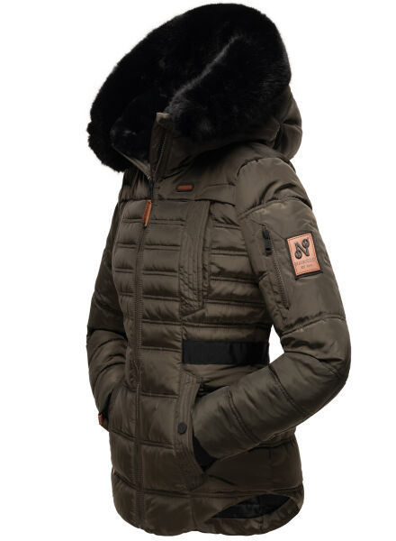Marikoo Navahoo Melikaa Damen Winterjacke mit Kunstfellkragen & Kapuze Neuheiten