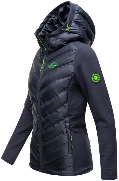 Marikoo Navahoo Nimm mich mit Damen Fleece Hybrid Jacke Trekking Wanderjacke Sonderangebote