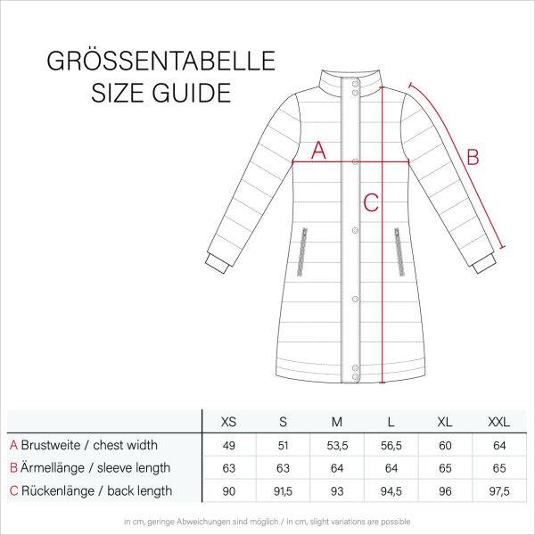 Marikoo Navahoo Papaya Damen gesteppte Winterjacke Super Sparpreis