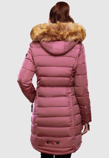Marikoo Navahoo Papaya Damen gesteppte Winterjacke Super Sparpreis
