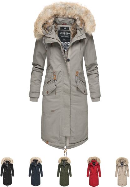 Marikoo Navahoo Kin-Joo Damen Parka Winterjacke Mit Kapuze Zeitbegrenzte Promotion