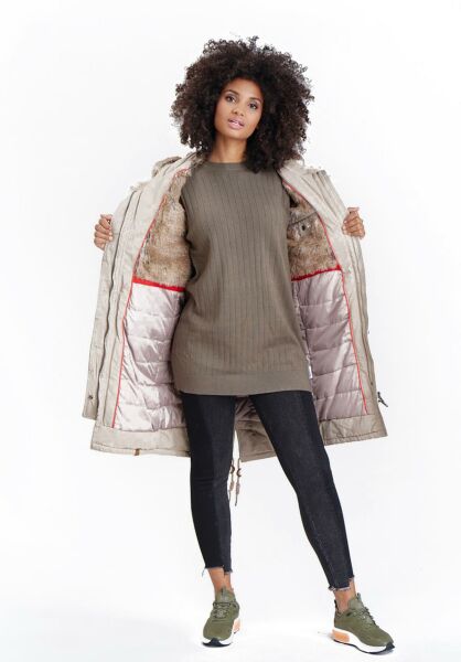 Marikoo Navahoo Kin-Joo Damen Parka Winterjacke Mit Kapuze Zeitbegrenzte Promotion