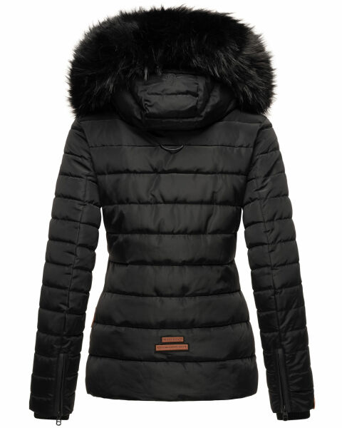 Marikoo Navahoo Wisteriaa Damen Winter Steppjacke mit Kapuze und Fellkragen Rabatte dieses Monats