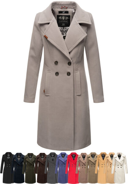 Marikoo Navahoo Wooly Damen Trenchcoat Winter Mantel Online
