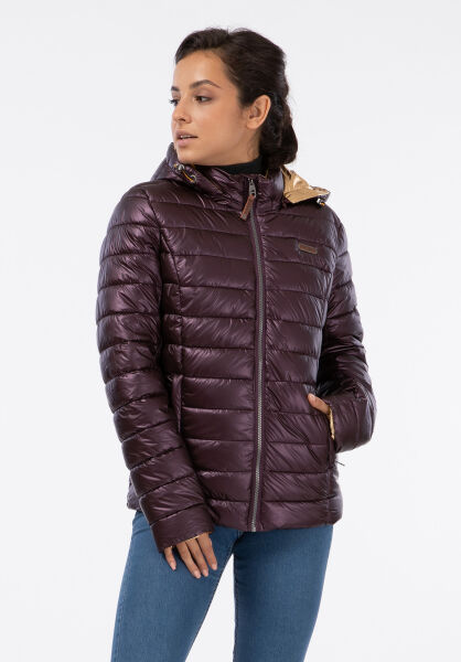 Marikoo Navahoo Aurelianaa Damen glänzende Steppjacke Fabrikverkauf