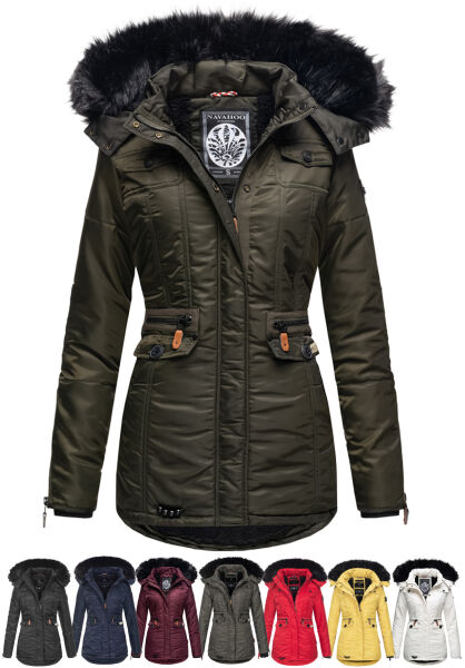 Marikoo Navahoo Schätzchen Damen Jacke mit Teddyfell