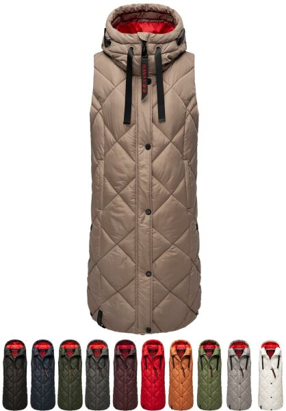 Marikoo Navahoo Schnuckel Damen lange Weste Begrenztes Angebot