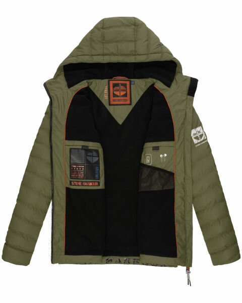 Marikoo Stone Harbour Zaharoo wasserdichte Herren Regen Steppjacke Bestseller