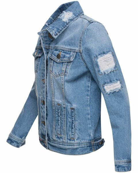 Marikoo Navahoo Pamuyaa Damen Jeans Jacke Super Sparpreis