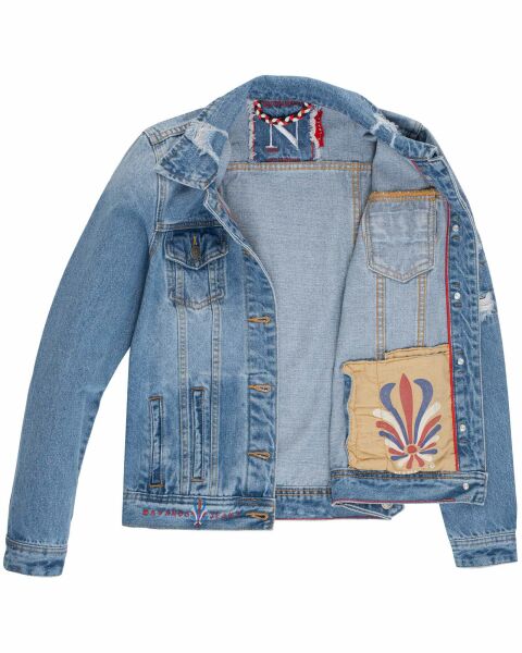 Marikoo Navahoo Pamuyaa Damen Jeans Jacke Super Sparpreis