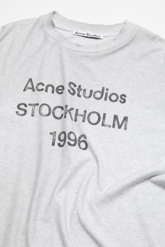 ﻿Acne Studios Logo-T-Shirt – lockere Passform Rabatte dieses Monats
