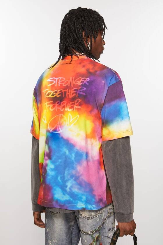 Acne Studios T-Shirt "Stronger Together Forever" Outlet