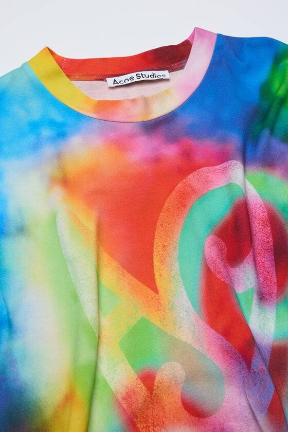 Acne Studios T-Shirt "Stronger Together Forever" Outlet