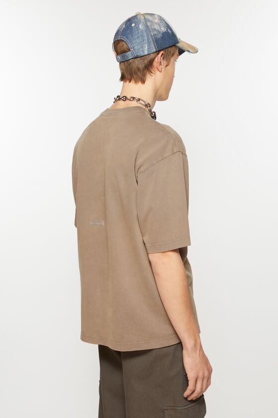 Acne Studios T-Shirt mit Rundhalsausschnitt - Entspannte Unisex-Passform Verkauf