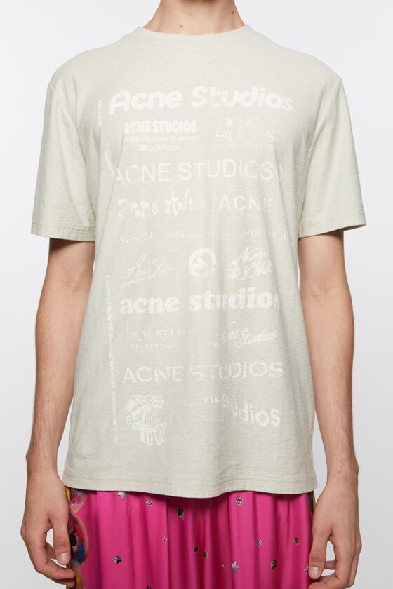 Acne Studios Logo-T-Shirt – lockere Passform im Angebot