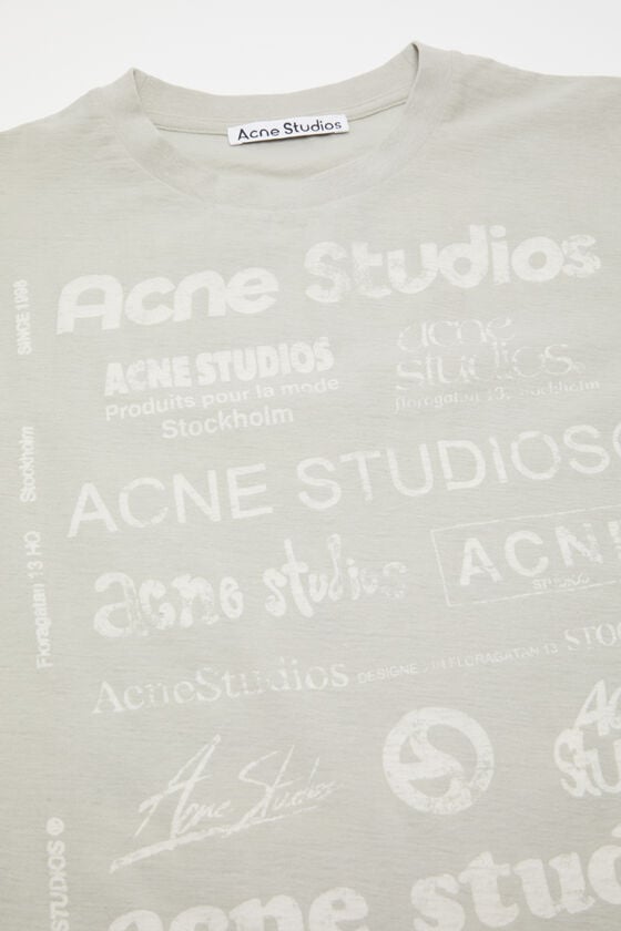 Acne Studios Logo-T-Shirt – lockere Passform im Angebot