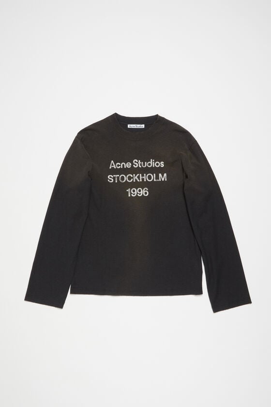 Acne Studios Logo-T-Shirt – lockere Passform Schlussverkauf
