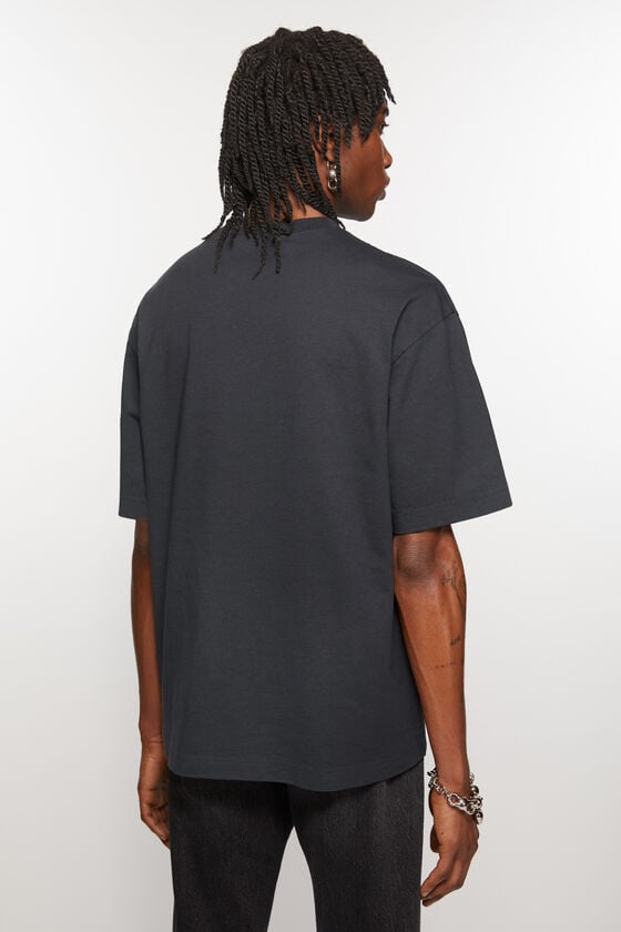 Acne Studios T-Shirt Stamp-Logo - lockere Passform Günstiger Verkauf